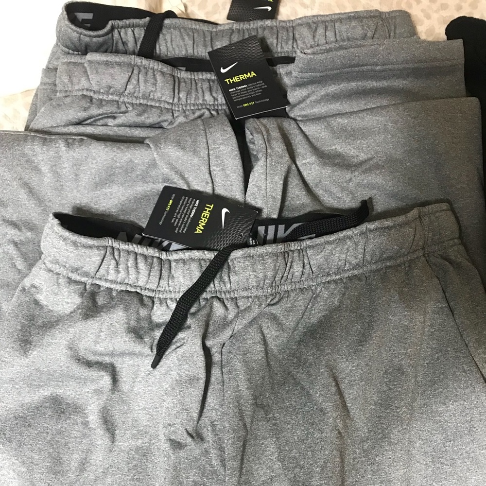 Large Grey Nike Mens Sweatpants